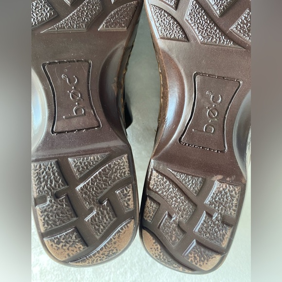 B.O.C. by Born Women's Shoes 8.5 Peggy Tortoiseshell Clogs Brown Leopard Y2K - Picture 12 of 14